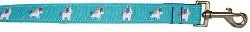 Blue Unicorn Nylon Pet Leash 1in by 4ft