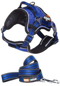 DHelios Dog Chest Compression Pet Harness and Leash Combo (size: Medium - (HA6BLMD))